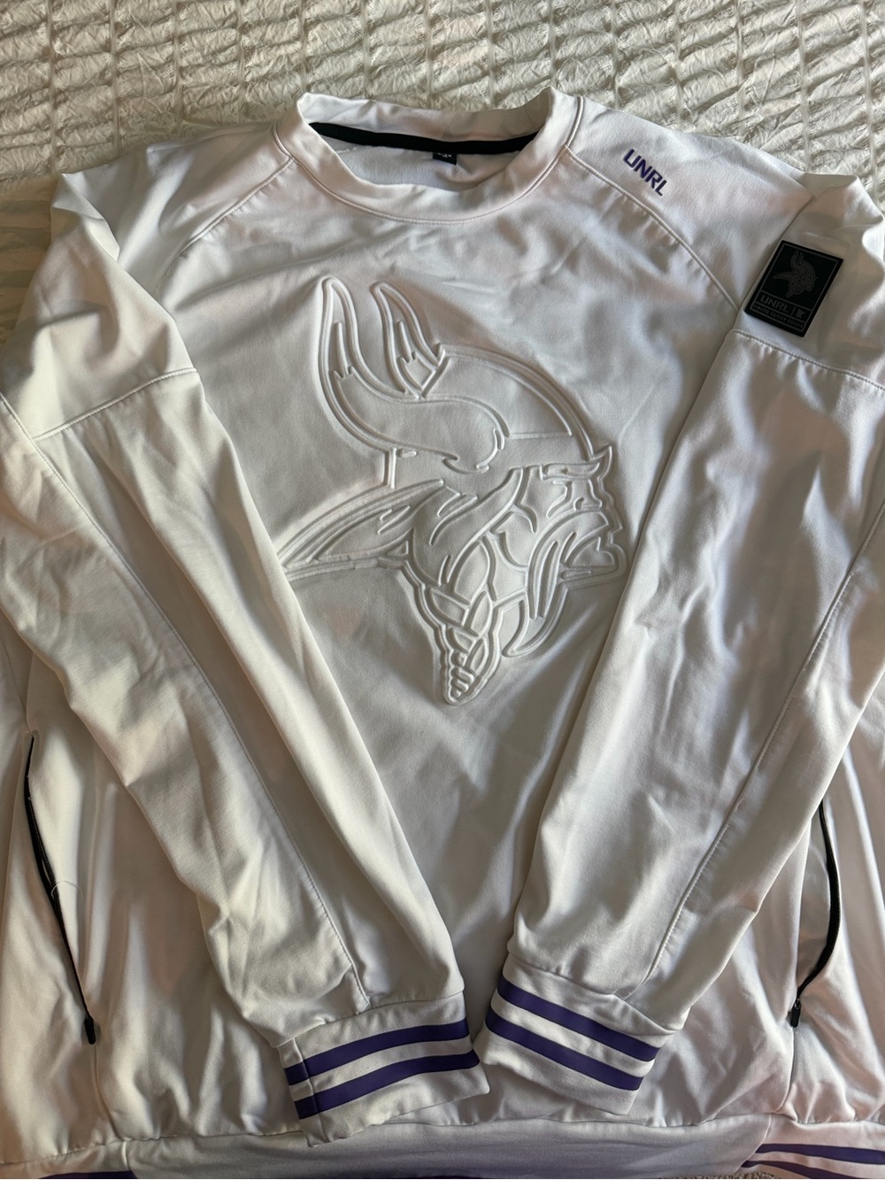 UNRL Limited Edition Minnesota Vikings Whiteout Sweatshirt